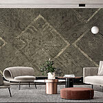 Fotomurales Superficie estampada en gris y blanco