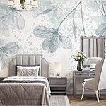 Fotomurales Delicadas flores sobre un fondo suave