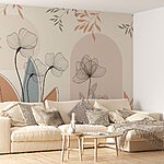 Fotomurales Elegancia floral en tonos suaves