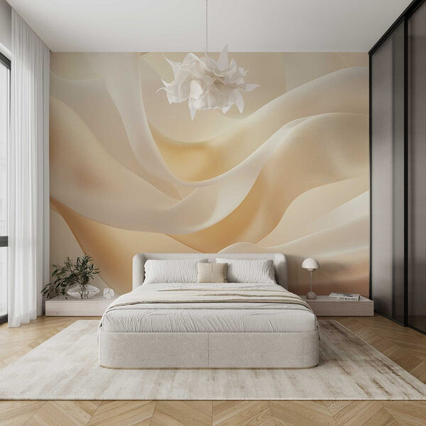 Fotomurales Suaves ondas de tejido suave