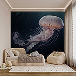 Fotomurales Medusas en el agua