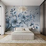 Fotomurales Elegancia floral en tonos suaves