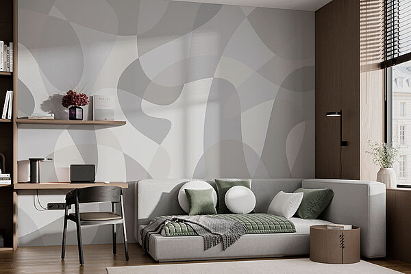 Fotomurales Fotomurales Fondo gris y blanco (SKU: w02932)