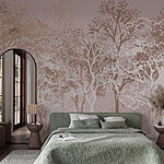 Fotomurales Grupo de árboles en un bosque