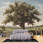 Fotomurales Árbol con manzanas