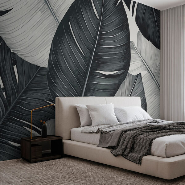 Fotomurales Fotomurales La naturaleza’muestra intrincados patrones de hojas (SKU: w03182)