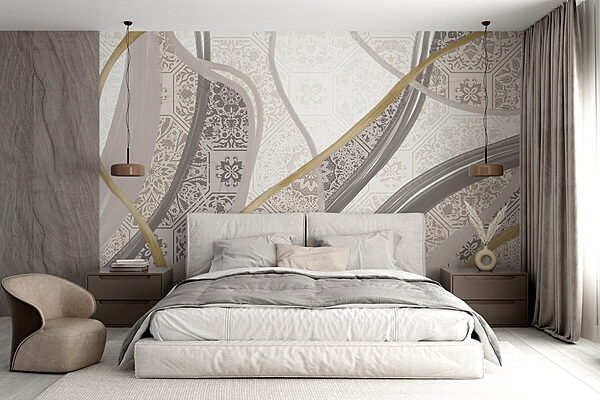 Elegantes motivos en tonos suaves Fotomurales Elegantes motivos en tonos suaves