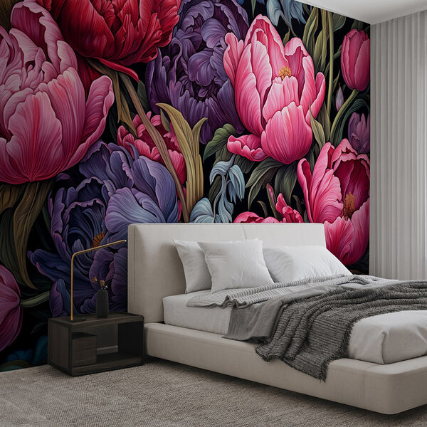 Fotomurales Fotomurales Vibrantes flores en plena floración. (SKU: w08818)