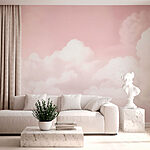 Fotomurales Cielo rosa con nubes