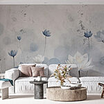 Fotomurales Papel pintado con flores