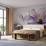 Fotomurales Pétalos delicados en colores suaves