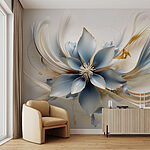 Fotomurales Elegancia floral en tonos suaves