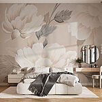 Fotomurales Papel pintado con flores