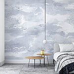 Fotomurales Fondo gris y blanco con motivos blancos y grises