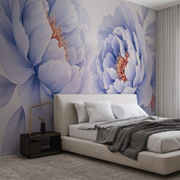 Fotomurales Suaves pétalos en tonos serenos