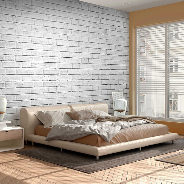 Fotomurales Textura de patrón de pared de ladrillo blanco (SKU: u54004) Fotomurales Fotomurales Textura de patrón de pared de ladrillo blanco (SKU: u54004)