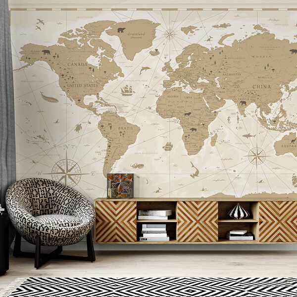 Fotomurales Mapa del mundo