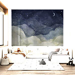 Fotomurales Nubes y estrellas en el cielo
