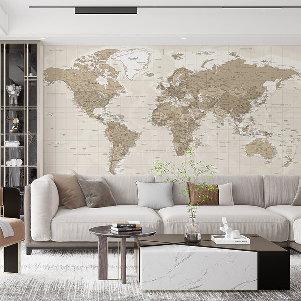 Fotomurales Mapa del mundo