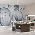 Fotomurales Grupo de burbujas con burbujas en el aire