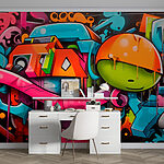Fotomurales Graffiti en una pared