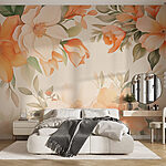 Fotomurales Belleza floral en tonos pastel