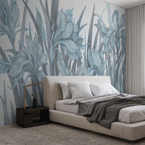 Fotomurales Delicados pétalos en tonos suaves