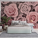 Fotomurales Grupo de rosas rosadas