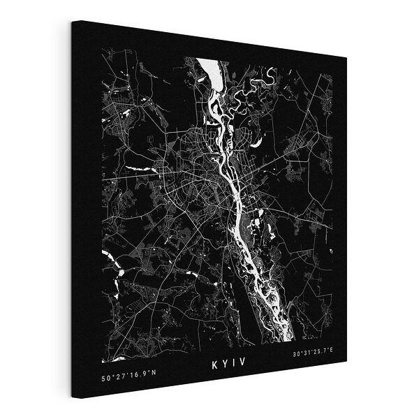 Mapa de una ciudad Cuadros Mapa de una ciudad