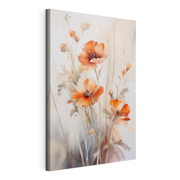 Cuadros Cuadros Delicadas flores de naranja en flor (SKU: s33649)