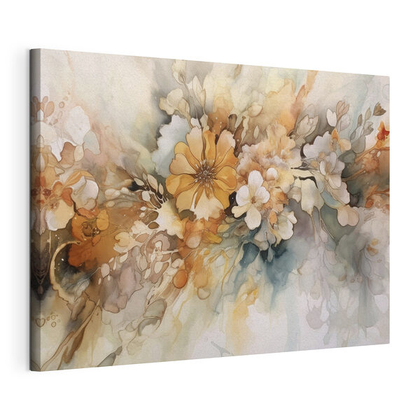 Cuadros Cuadros Una acuarela floral que se funde en armonía (SKU: s34202)