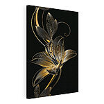 Cuadros Elegante ilustración floral con trazos finos