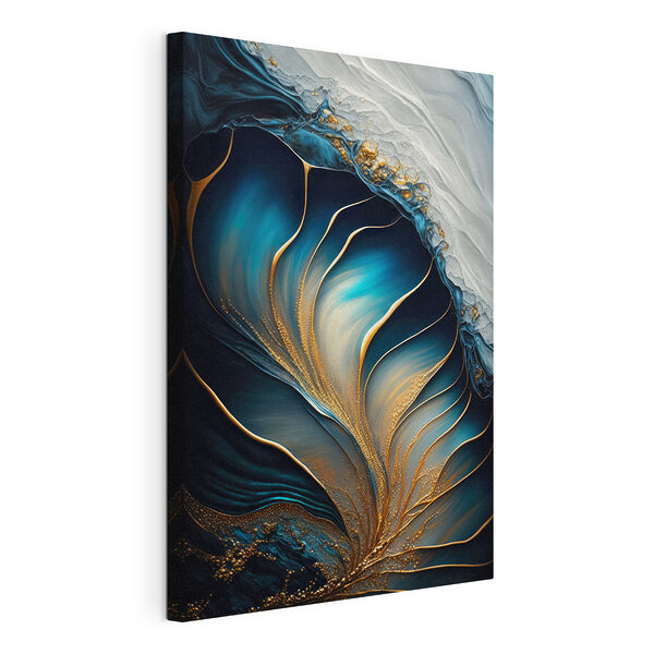 Cuadros Ondas fluidas de colores vivos