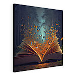 Cuadros Libro del que salen mariposas