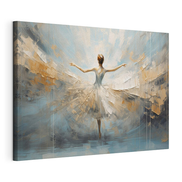 Cuadros Cuadros Cuadro de una mujer con un vestido blanco (SKU: s35538)