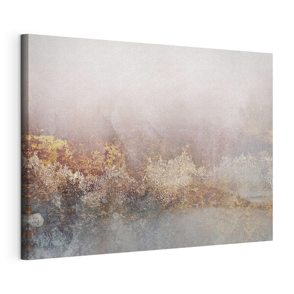 Cuadros Cuadros Paisaje abstracto con textura y tonos apagados (SKU: s35847)