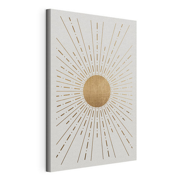 Cuadros Cuadros Motivo radiante con diseño de rayos de sol (SKU: s35879)
