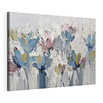 Cuadros Pintura de flores sobre una superficie blanca