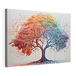 Cuadros Árbol con hojas de diferentes colores
