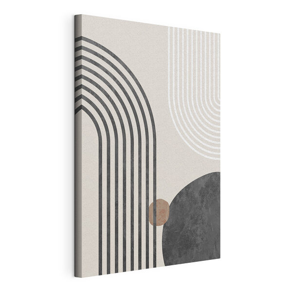 Cuadros Cuadros Líneas abstractas con formas geométricas (SKU: s36493)