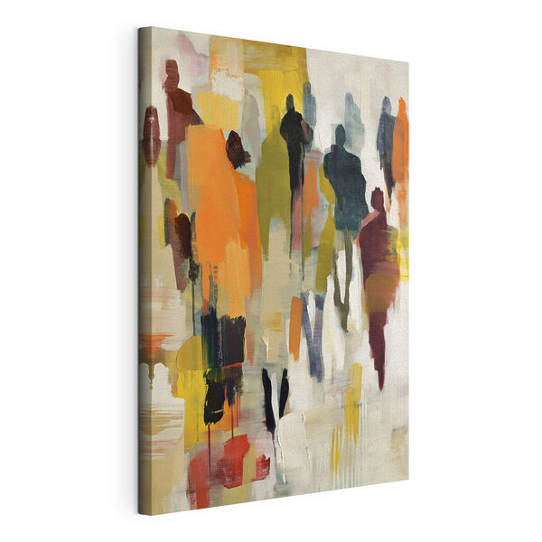Cuadros Figuras abstractas y coloridas en movimiento