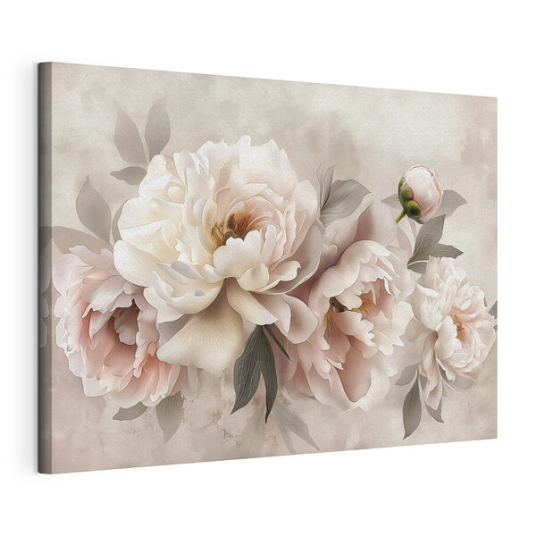 Ramo de flores sobre fondo blanco
