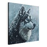 Cuadros Perro en la nieve