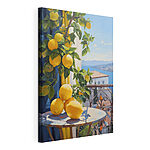 Cuadros Cuadro de limones sobre una mesa