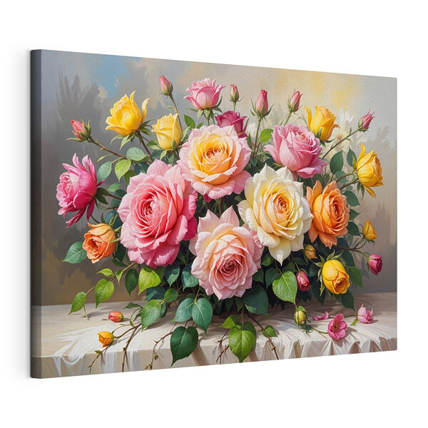 Cuadros Ramo de flores sobre una mesa