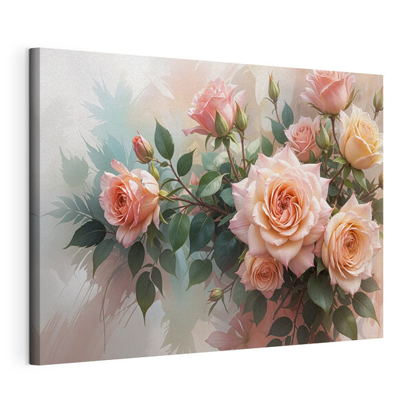 Cuadros Ramo de rosas rosas