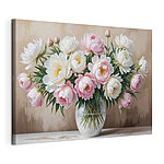 Cuadros Jarrón con flores sobre una mesa
