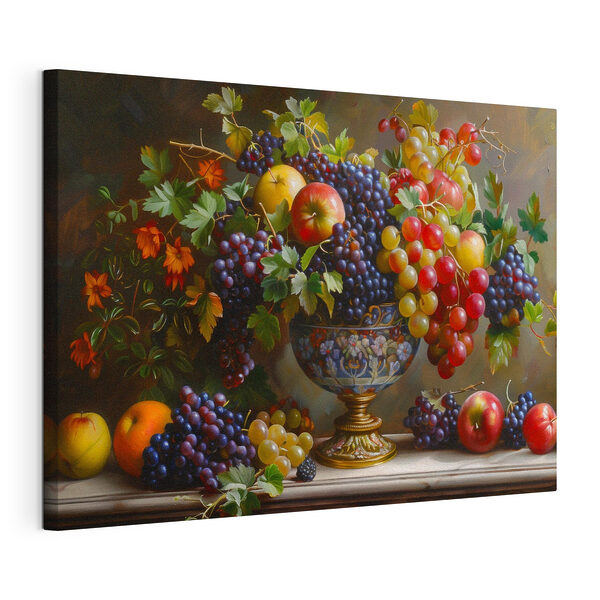 Fruta de colores vivos que desborda del cuenco Cuadros Fruta de colores vivos que desborda del cuenco