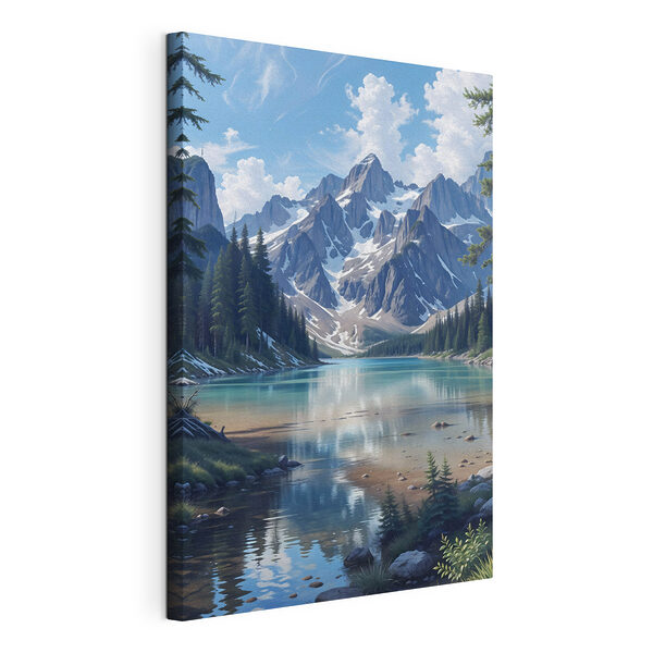 Cuadros Lago rodeado de montañas (SKU: s41264) Cuadros Cuadros Lago rodeado de montañas (SKU: s41264)