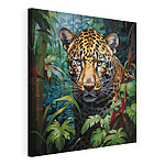 Cuadros Un leopardo en la selva